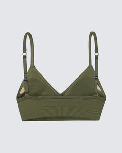 Seamless Bra - Olivine