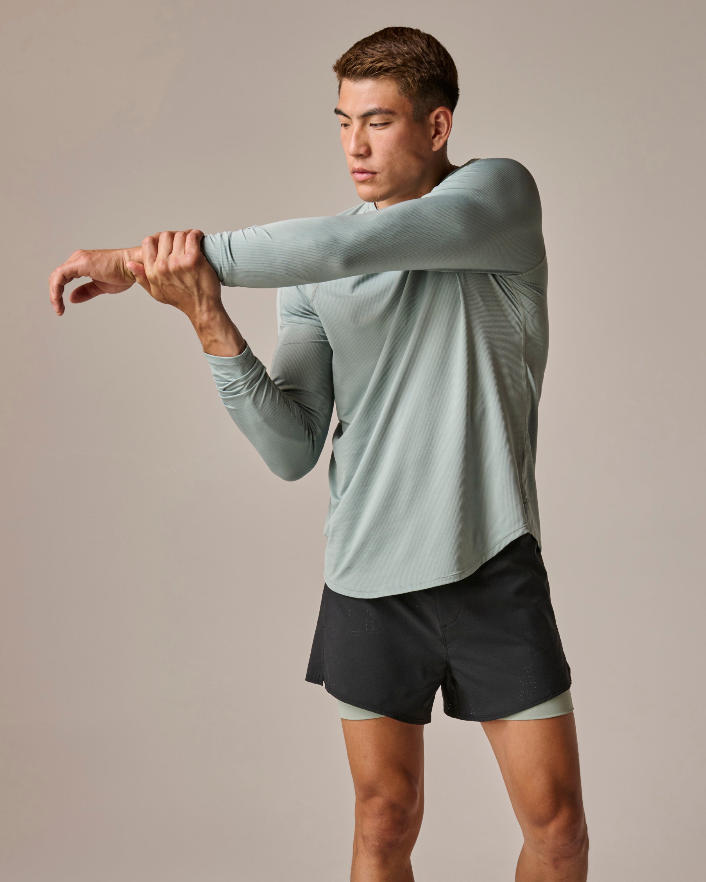 Men's athletic best sale long sleeve