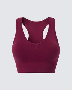 Ribbed Seamless Set - Burgandy