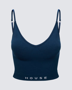 Seamless Tank - Navy