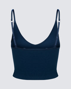 Seamless Tank - Navy