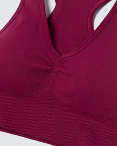 Ribbed Seamless Set - Burgandy